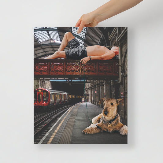 Collage Art Print of “Dog Training”