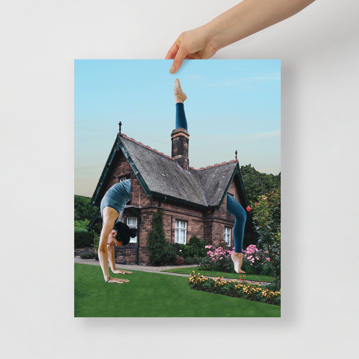 Collage Art Print of “Namaste Home”
