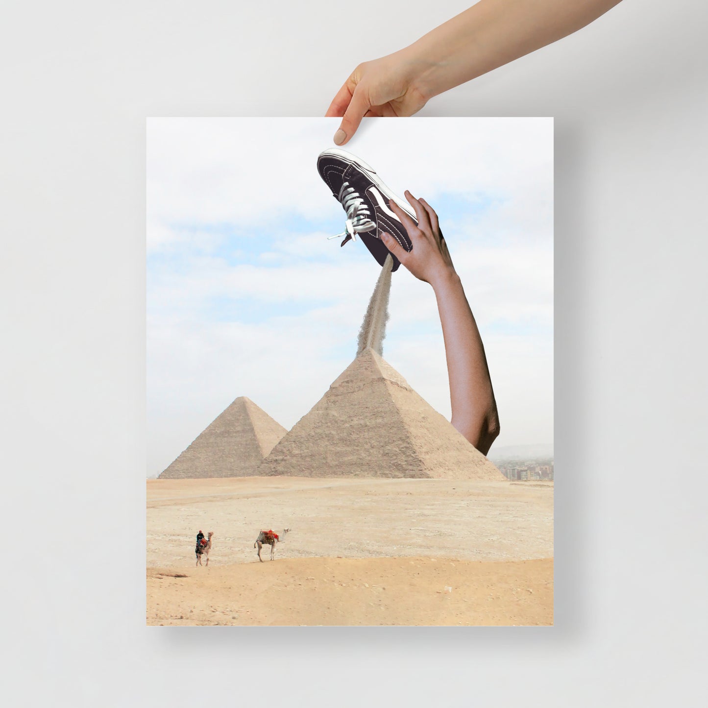 Collage Art Print of “Running Up That Hill”