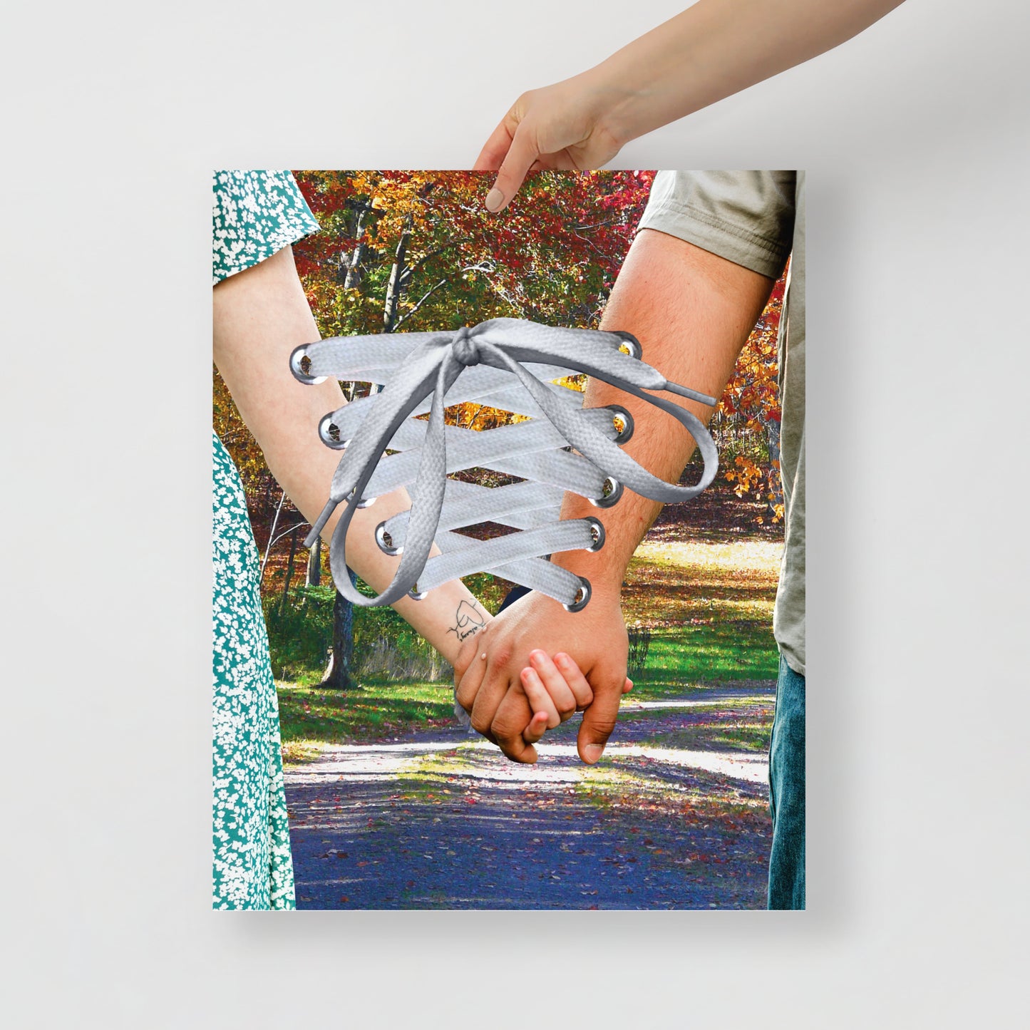 Collage Art Print of “Till Death Do Us Part”