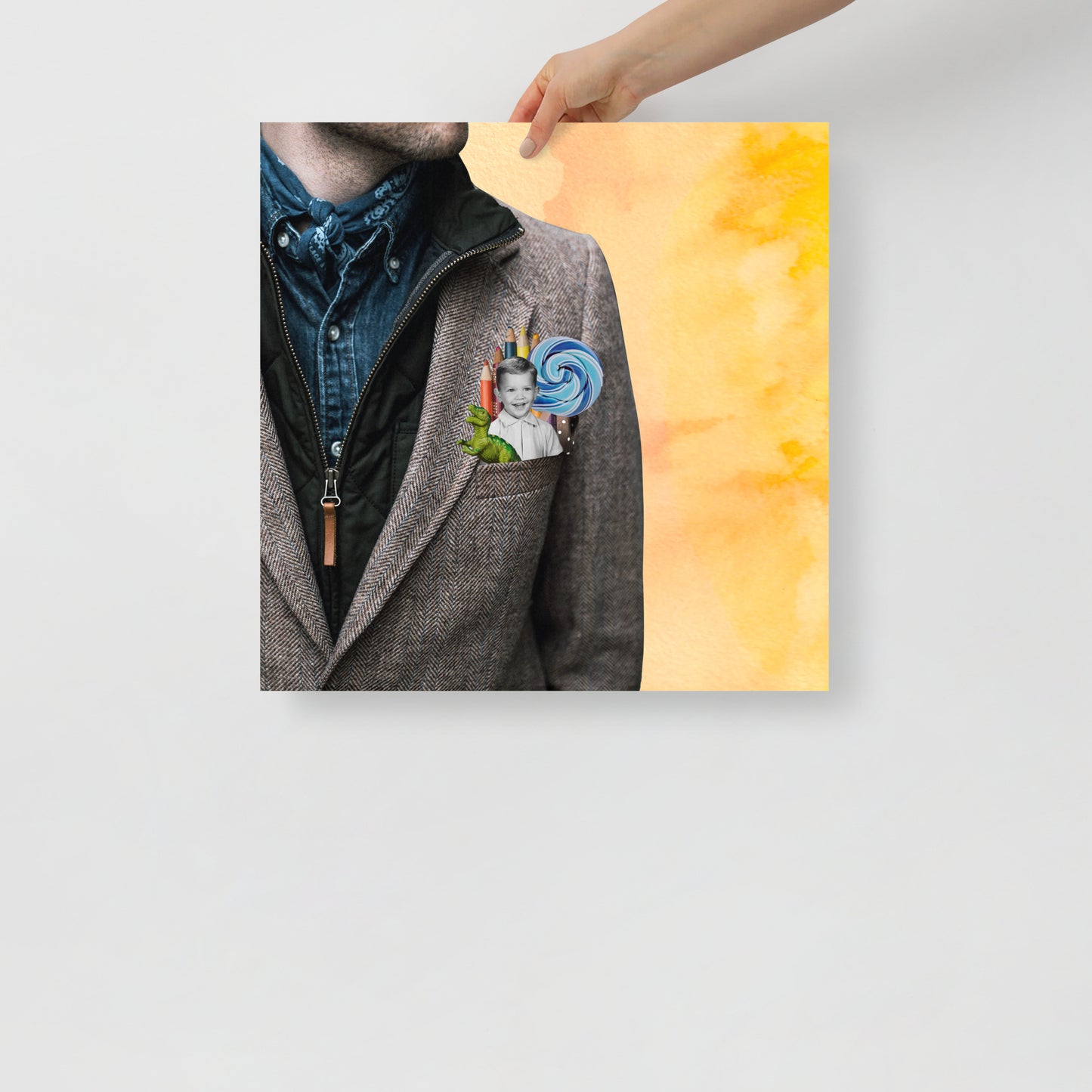 Collage Art Print of “The Things They Carried”