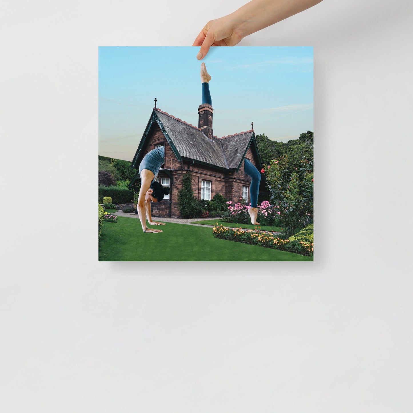Collage Art Print of “Namaste Home”