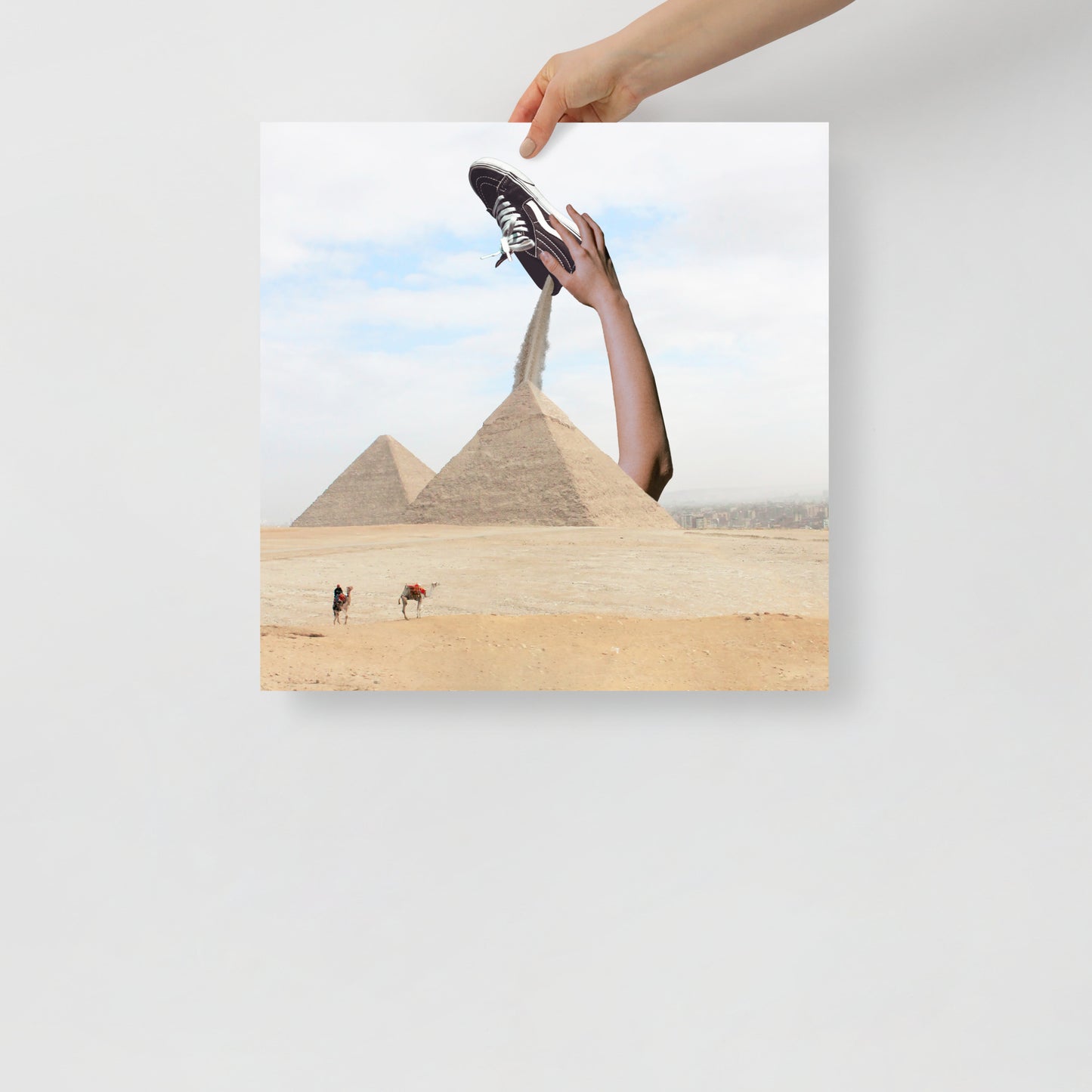 Collage Art Print of “Running Up That Hill”