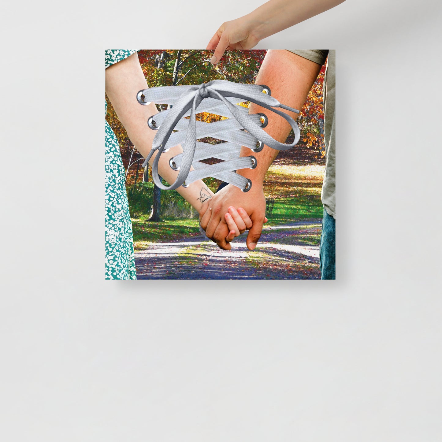 Collage Art Print of “Till Death Do Us Part”