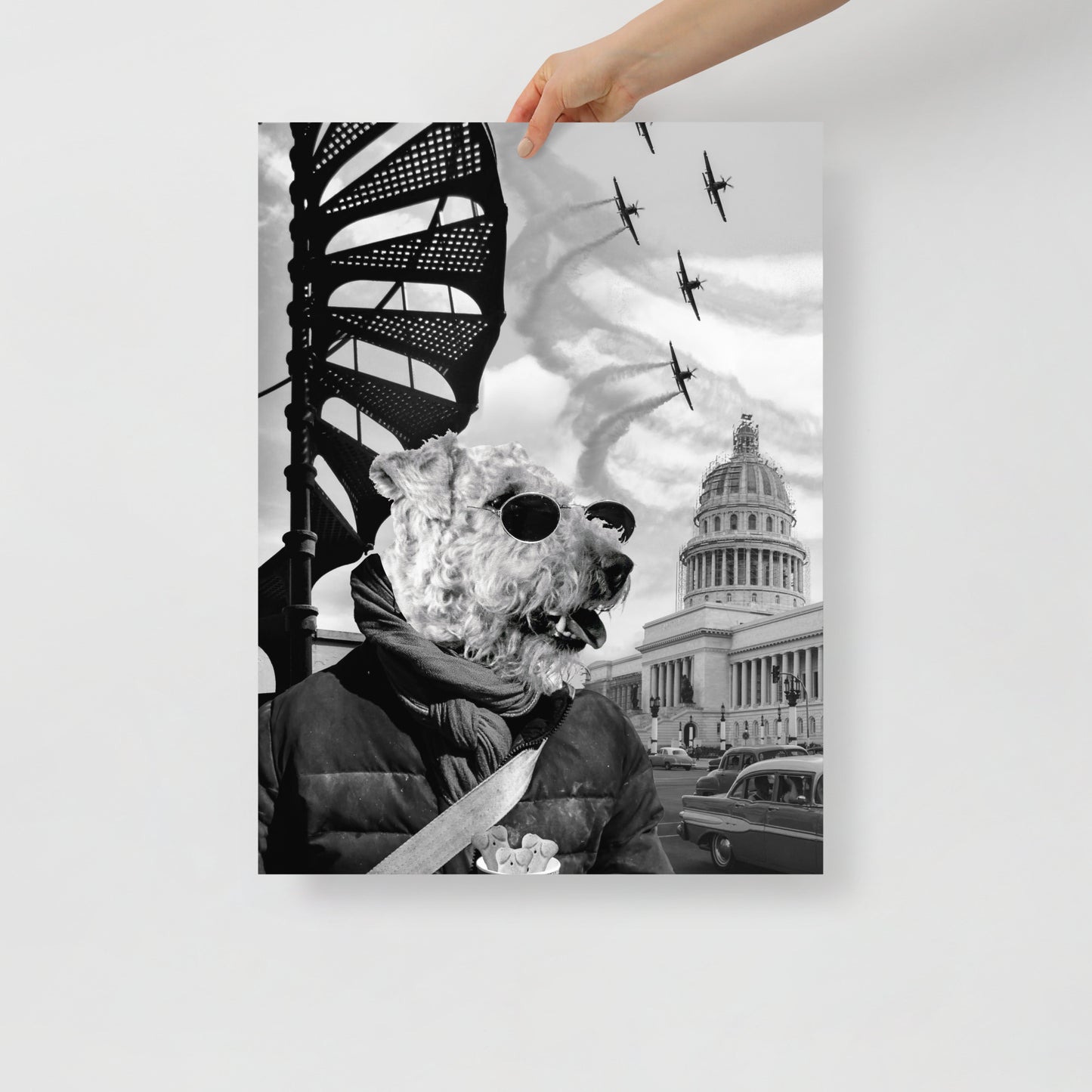 Collage Art Print of “Artisanal Treat Truck