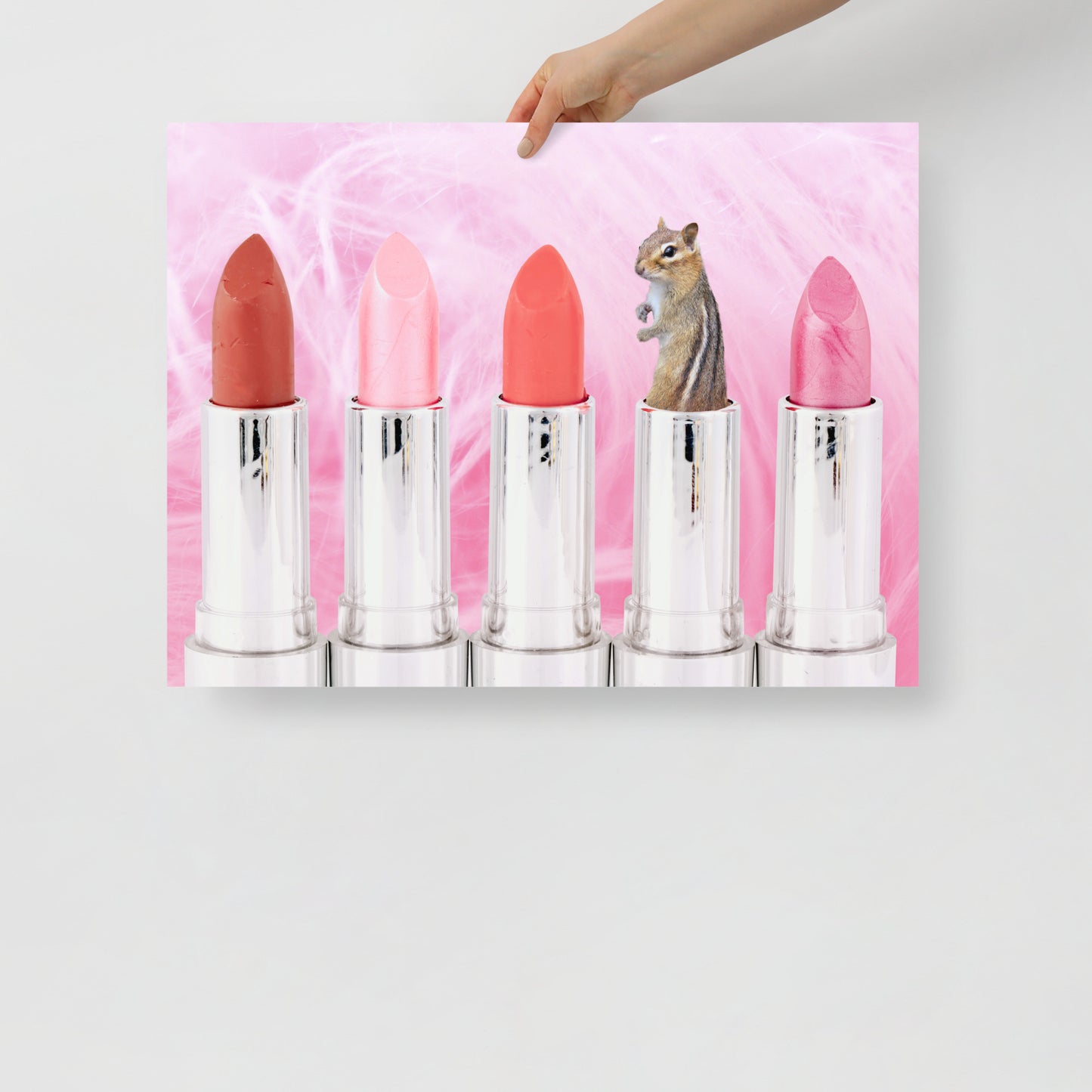 Collage Art Print of “Shocking Color”