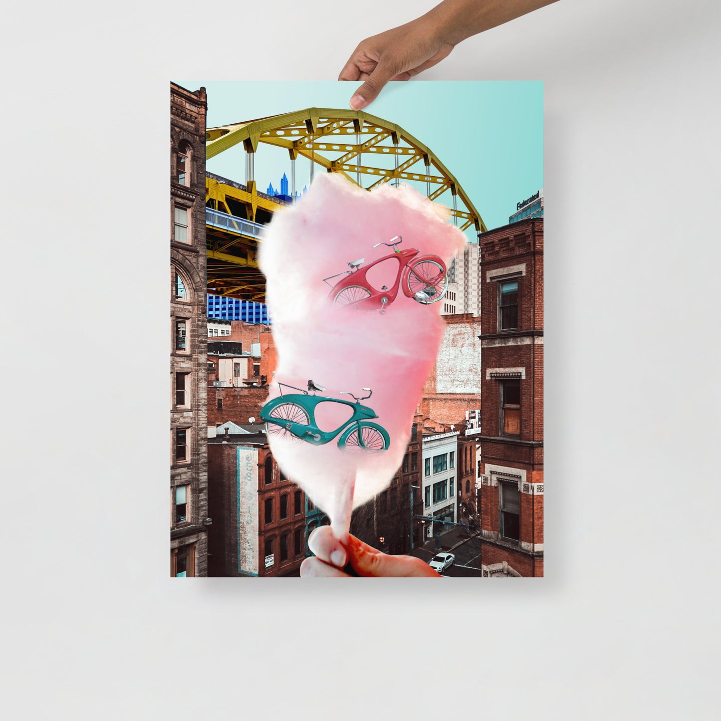 Collage Art Print of “Sweet Ride”