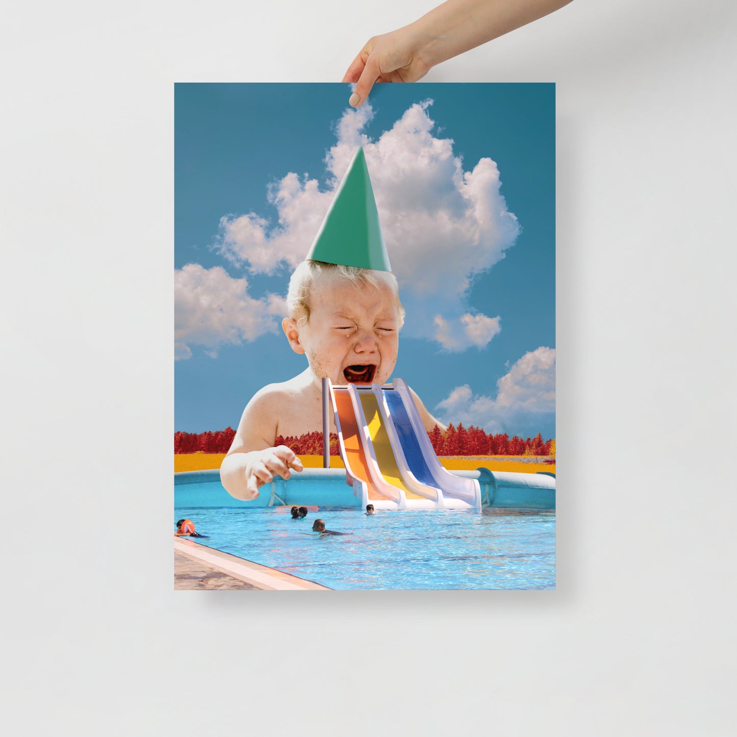 Collage Art Print of “Cry If I Want To”