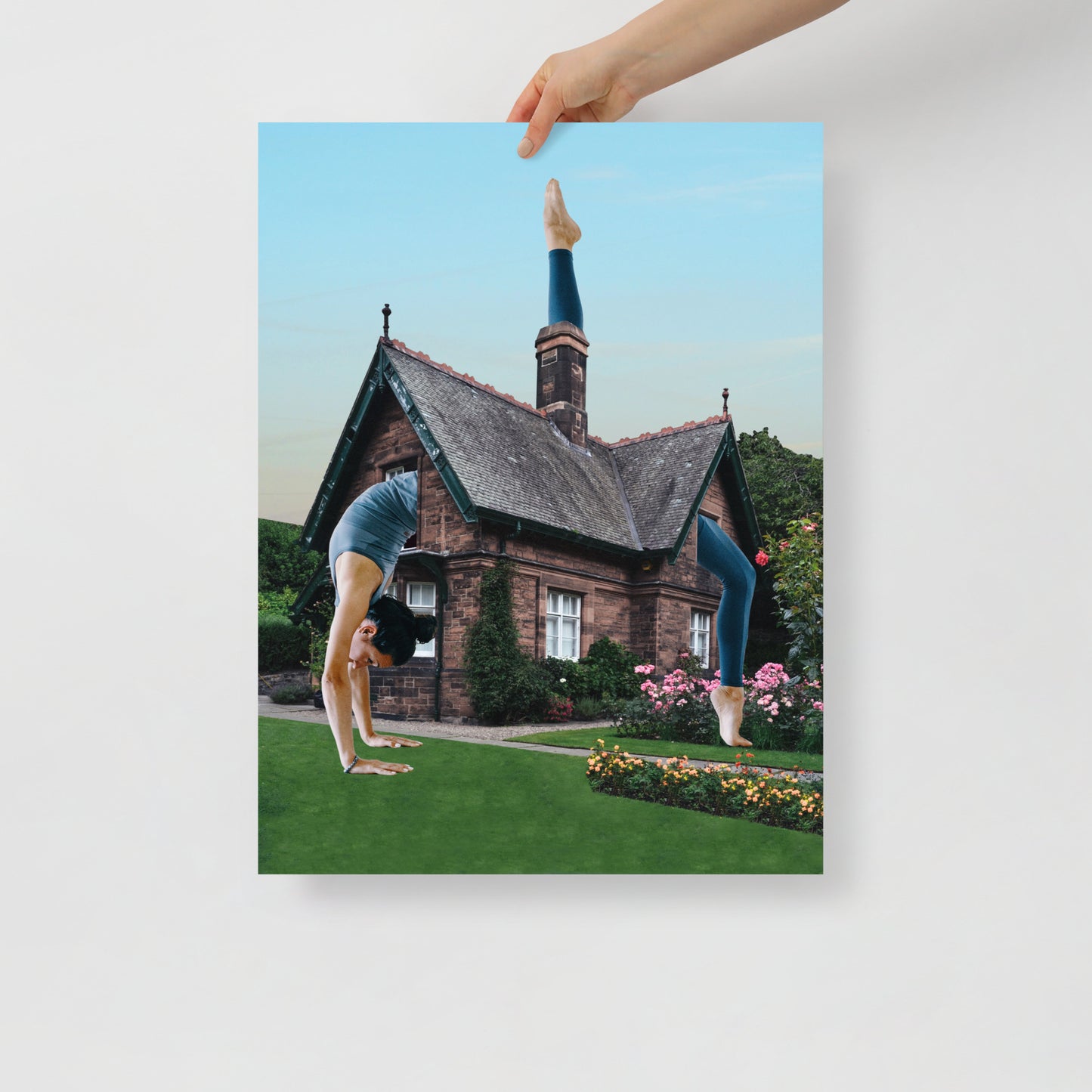 Collage Art Print of “Namaste Home”