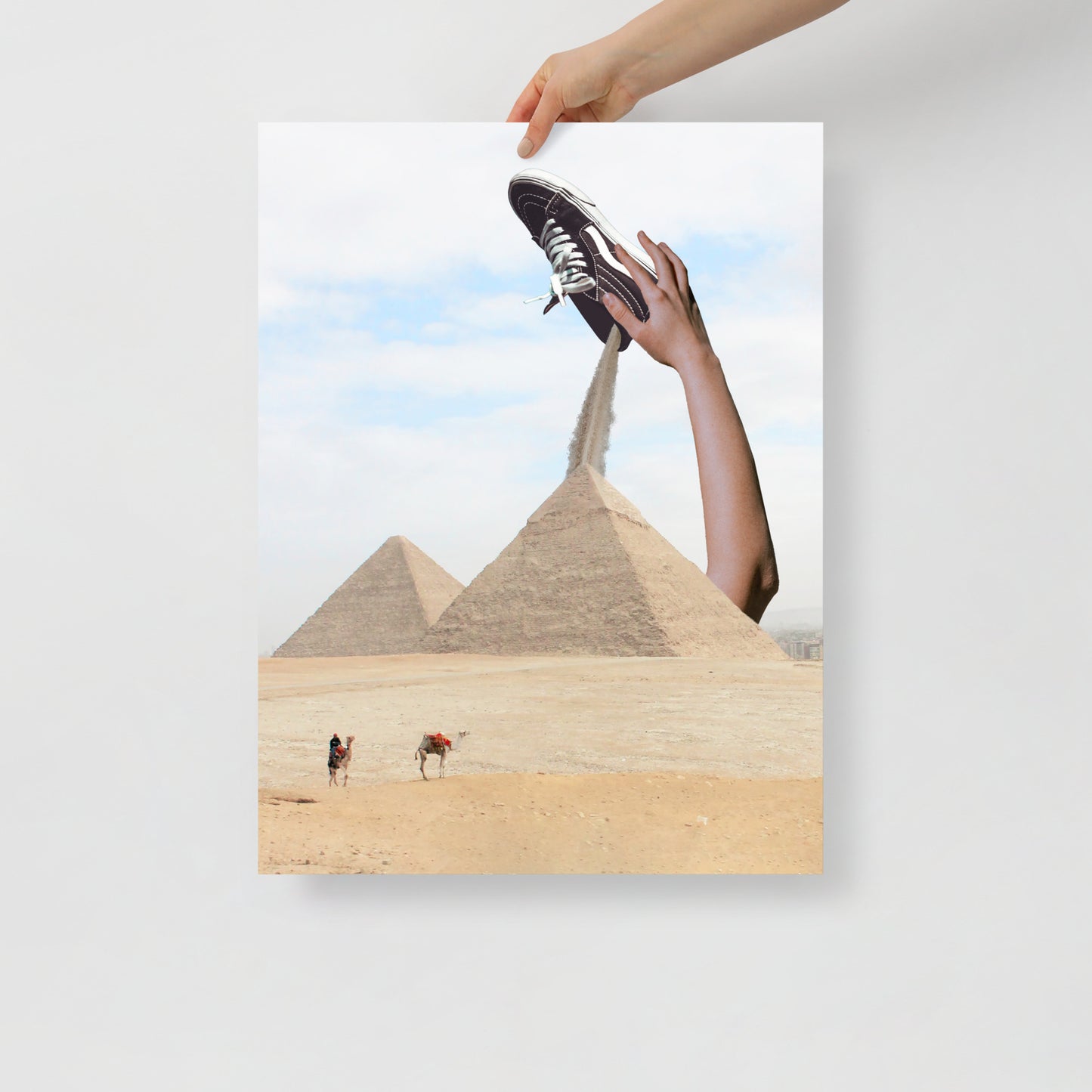 Collage Art Print of “Running Up That Hill”