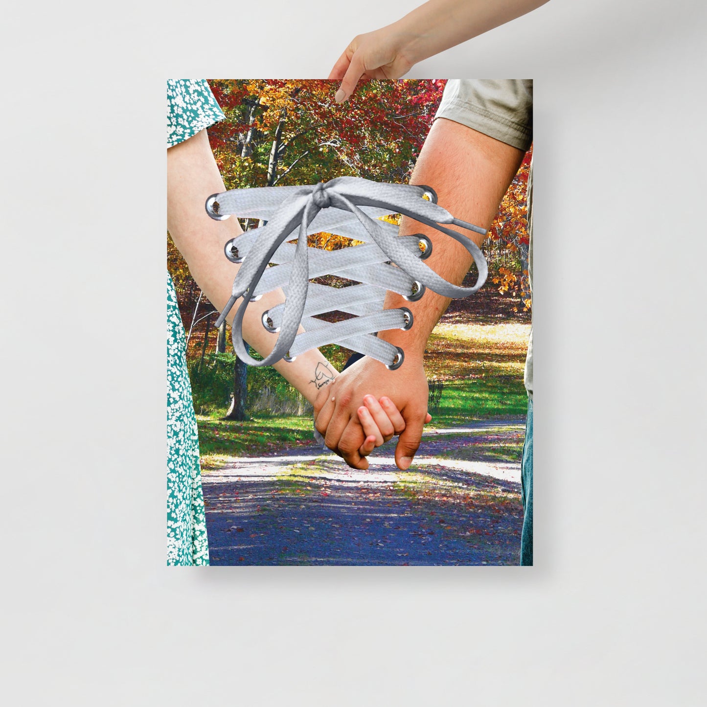Collage Art Print of “Till Death Do Us Part”