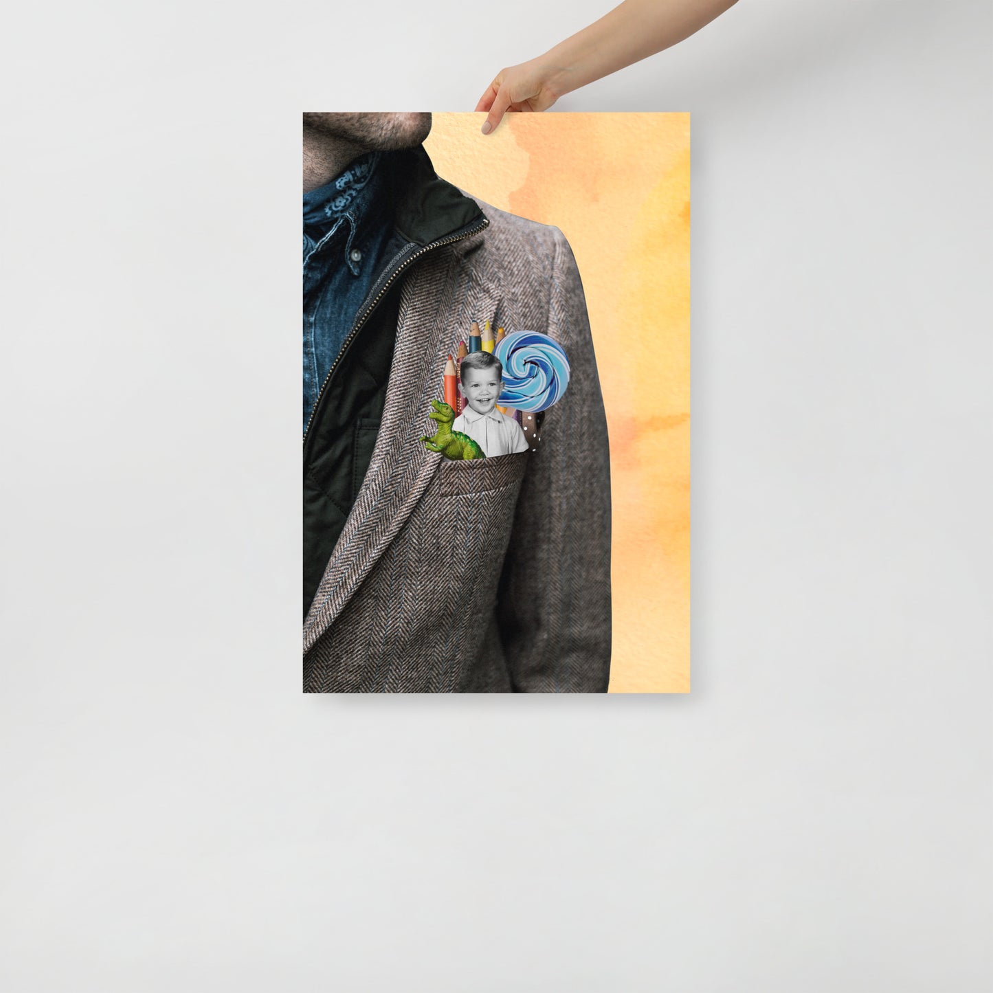 Collage Art Print of “The Things They Carried”