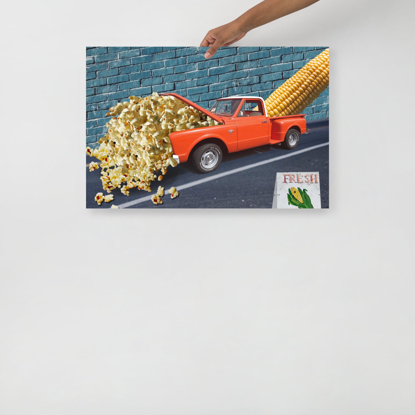 Collage Art Print of “It’s Corn”