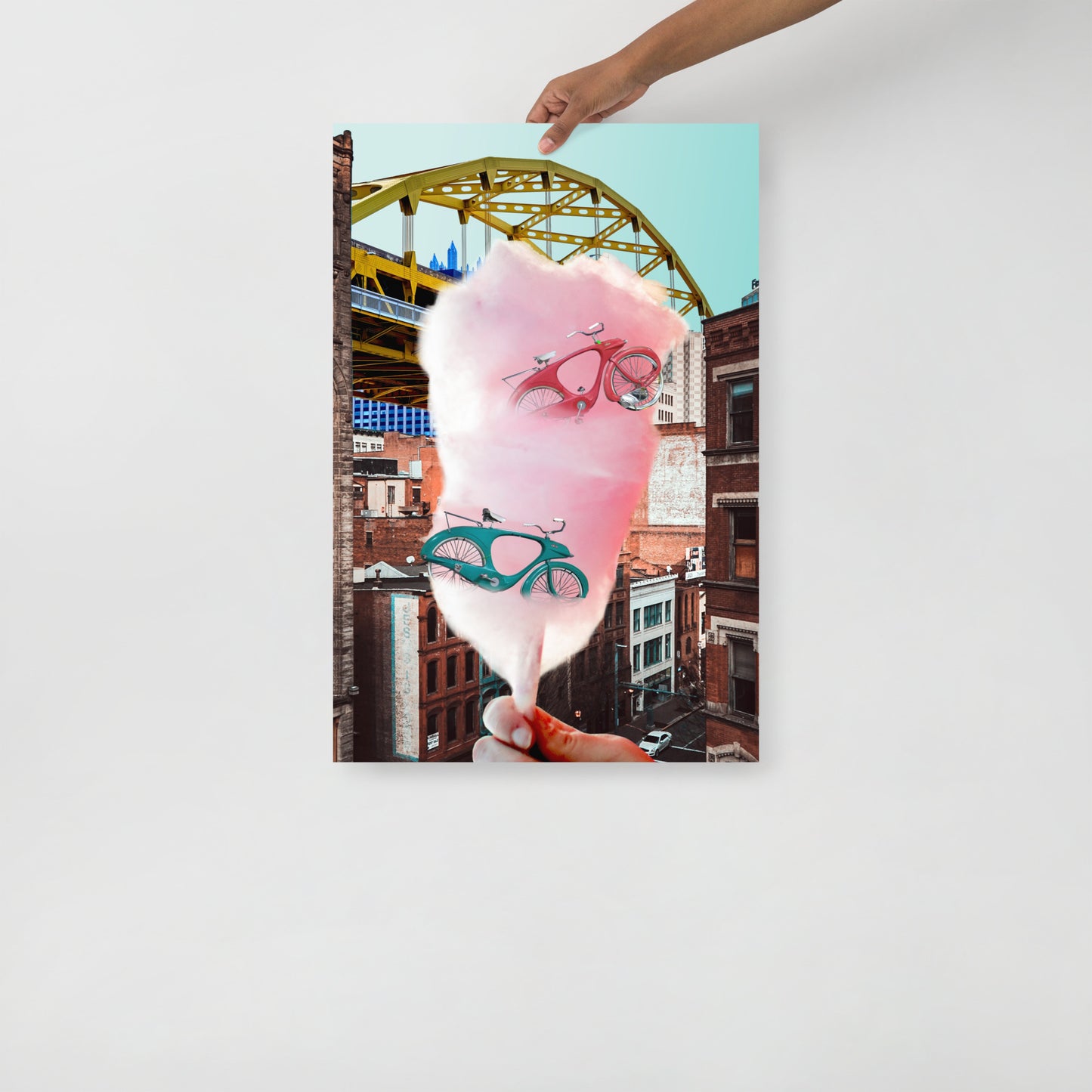 Collage Art Print of “Sweet Ride”