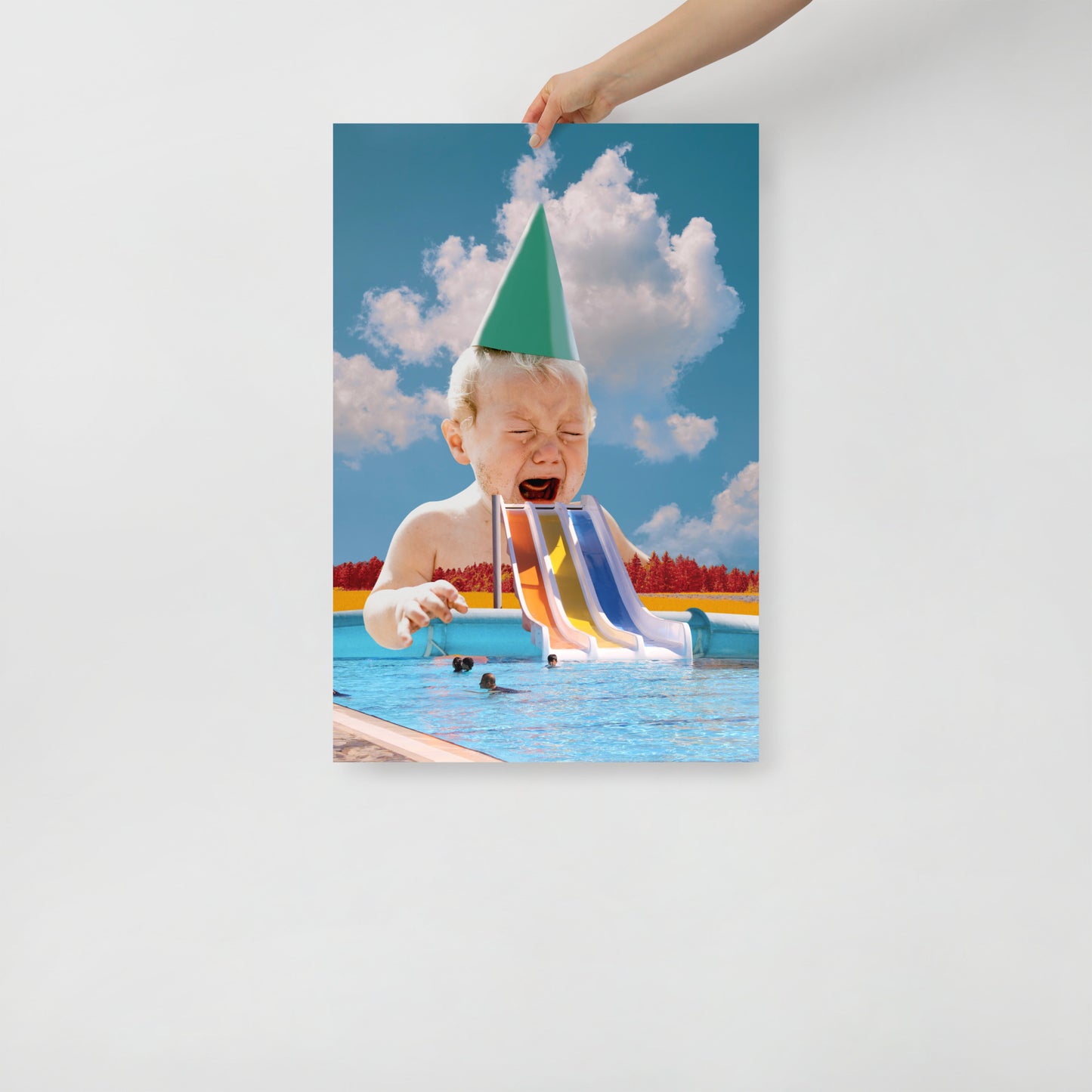 Collage Art Print of “Cry If I Want To”