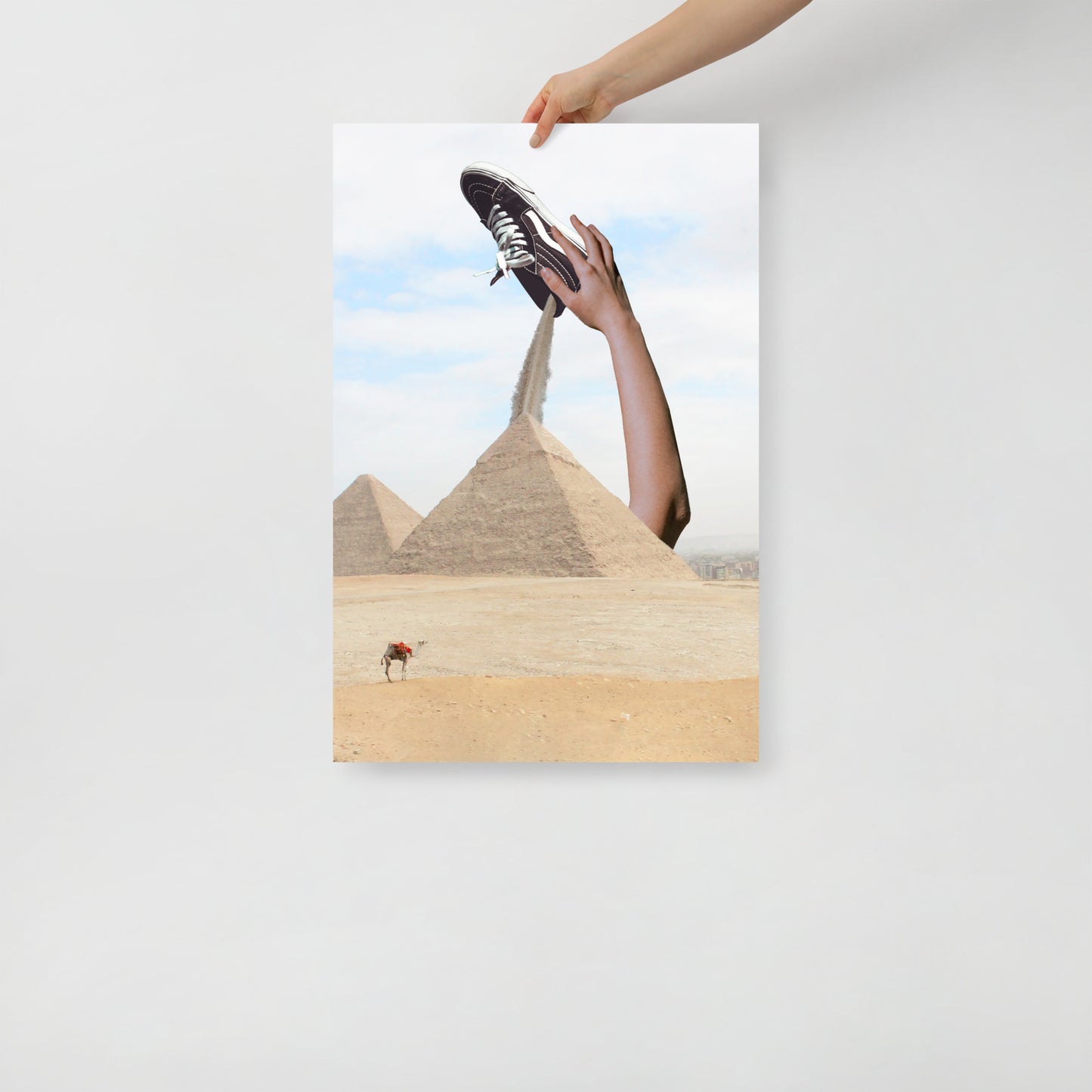 Collage Art Print of “Running Up That Hill”