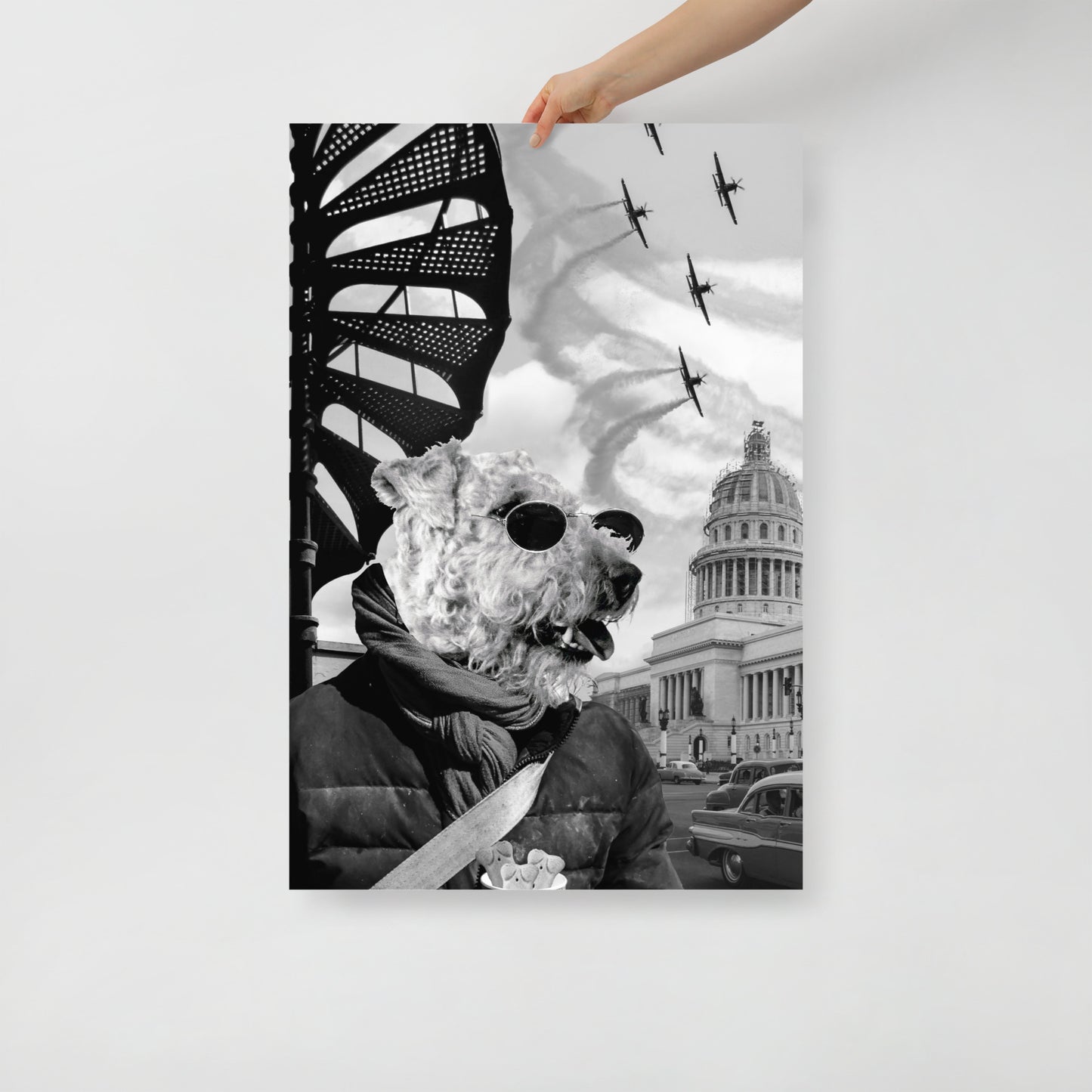 Collage Art Print of “Artisanal Treat Truck