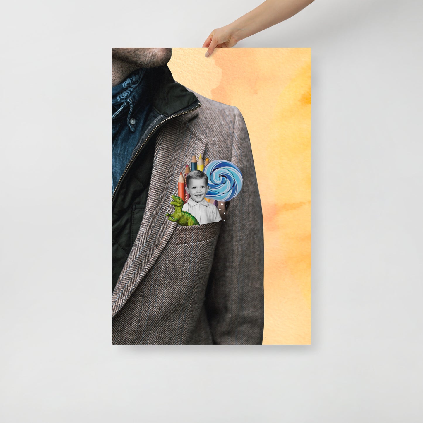 Collage Art Print of “The Things They Carried”