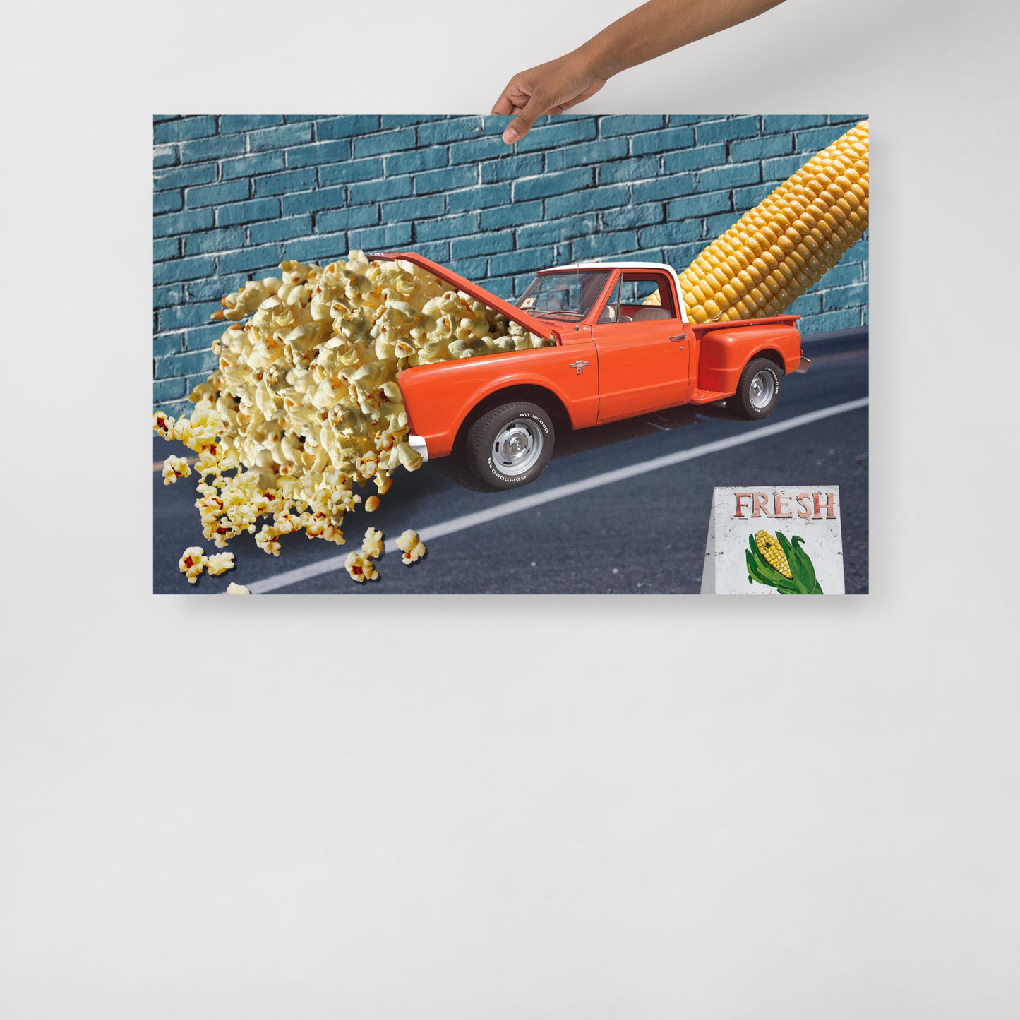 Collage Art Print of “It’s Corn”