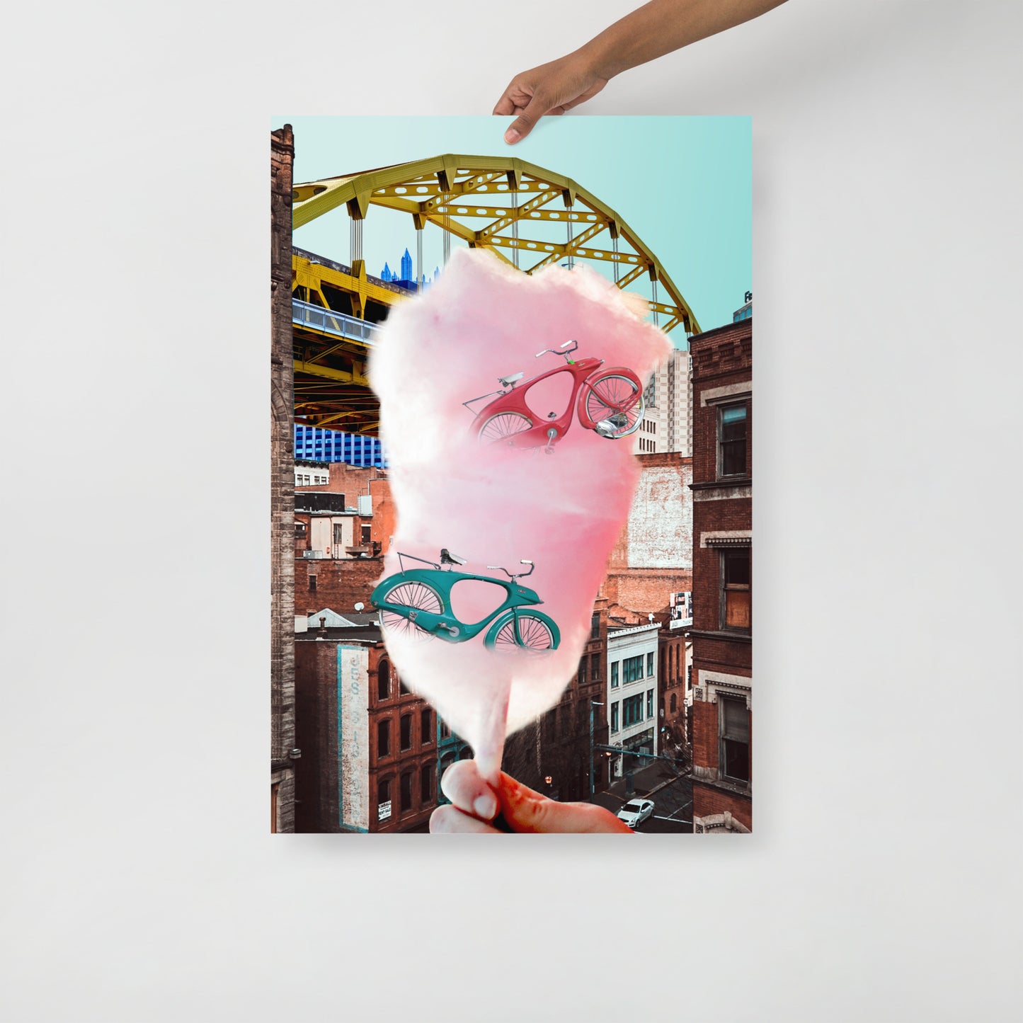 Collage Art Print of “Sweet Ride”