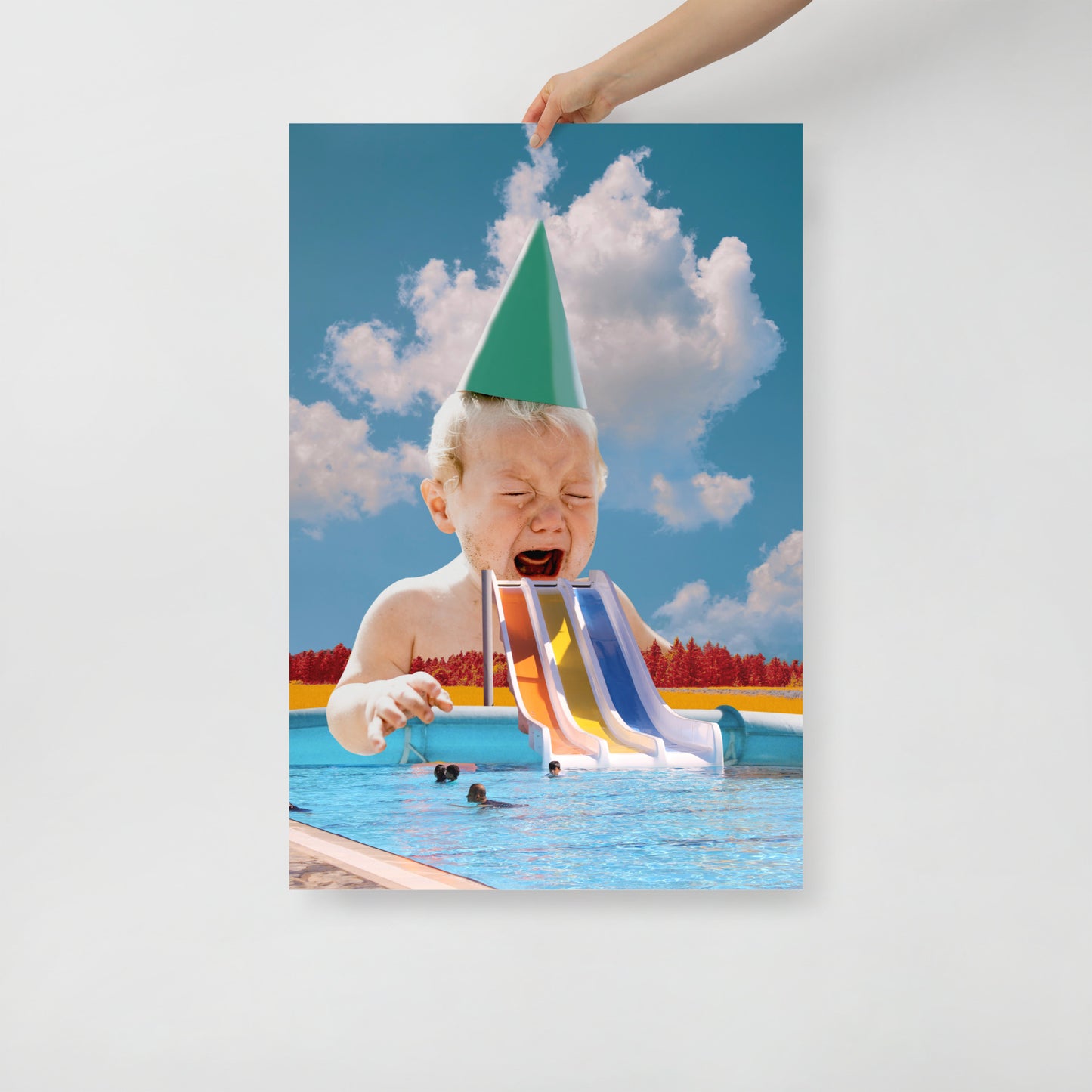 Collage Art Print of “Cry If I Want To”