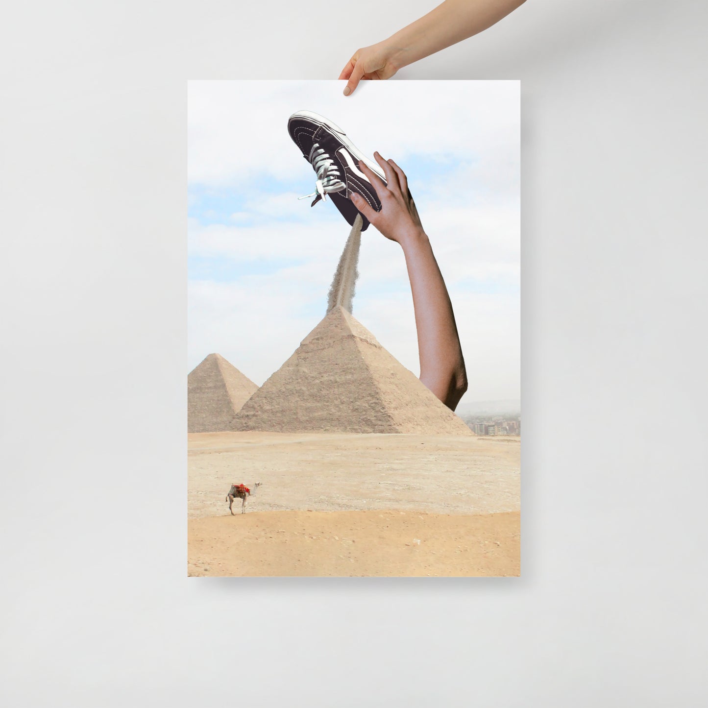 Collage Art Print of “Running Up That Hill”