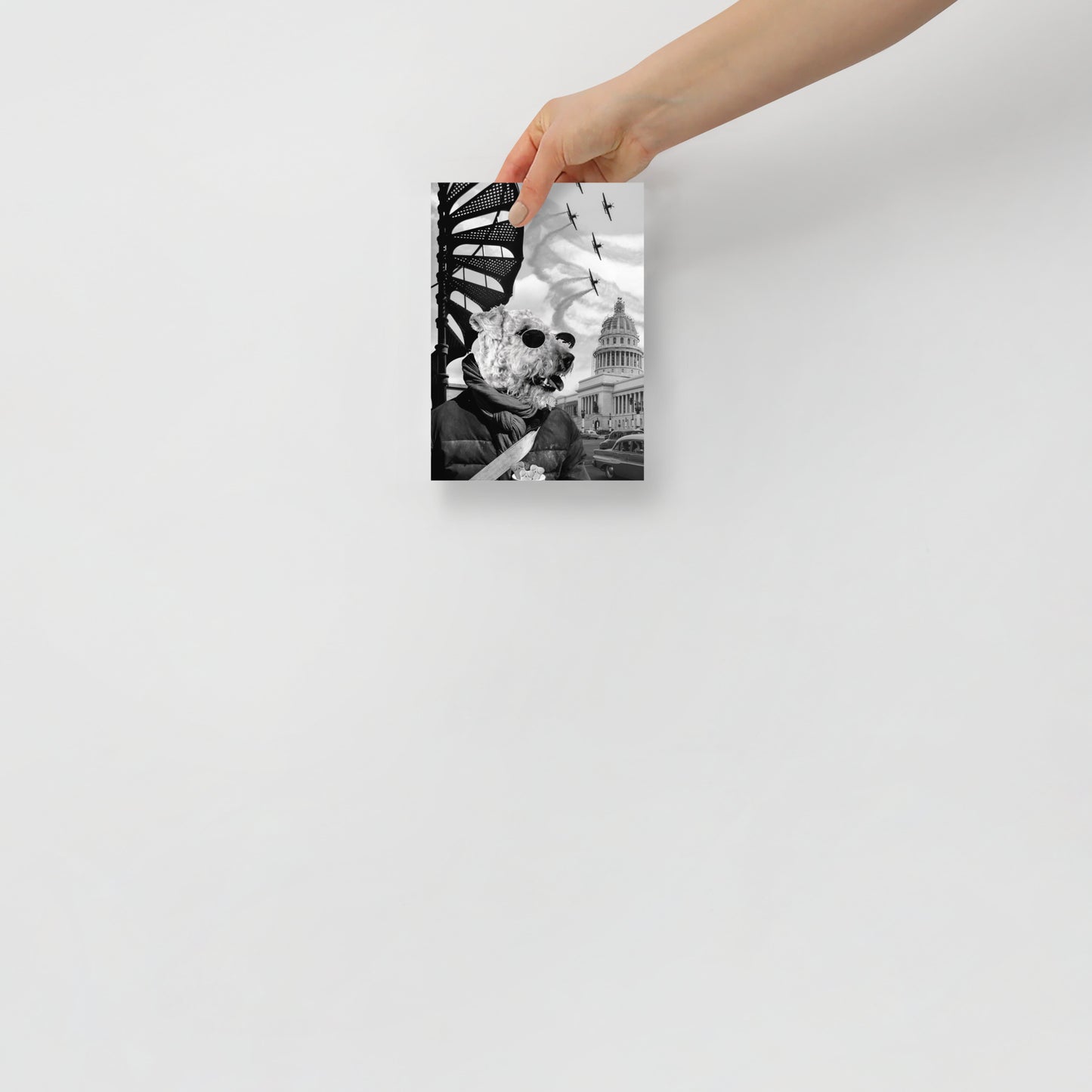 Collage Art Print of “Artisanal Treat Truck