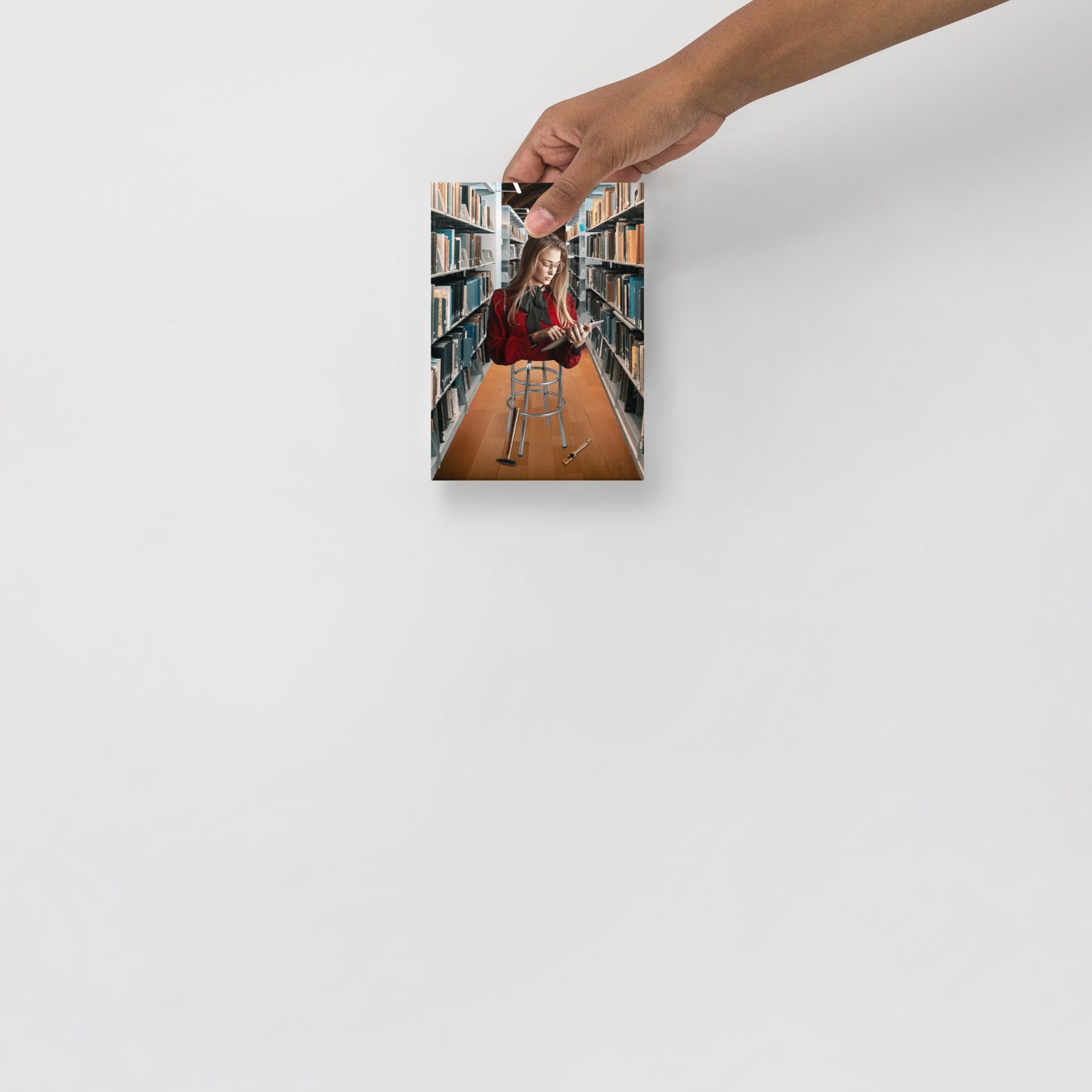 Collage Art Print of “Sitting Pretty”