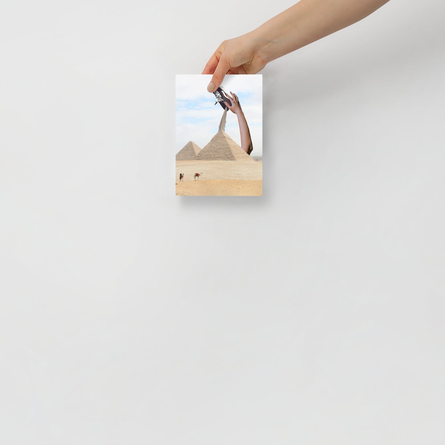 Collage Art Print of “Running Up That Hill”
