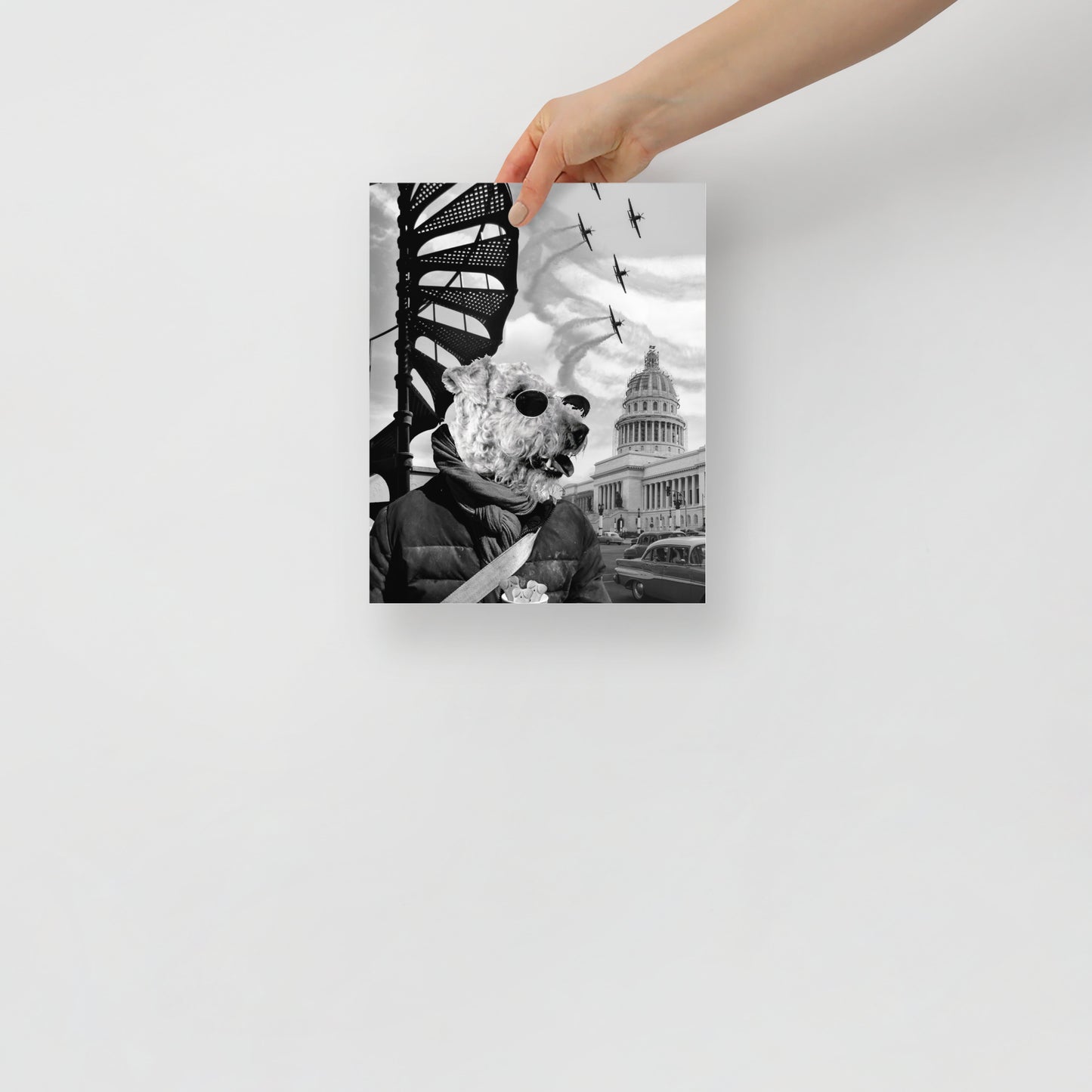 Collage Art Print of “Artisanal Treat Truck