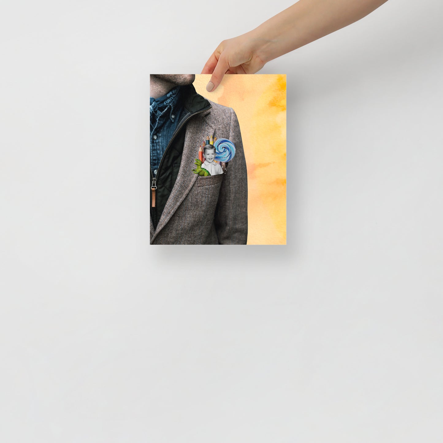 Collage Art Print of “The Things They Carried”