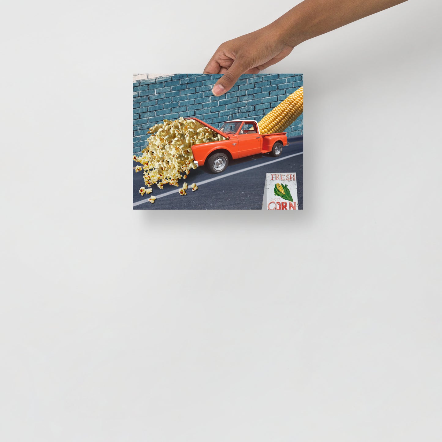 Collage Art Print of “It’s Corn”