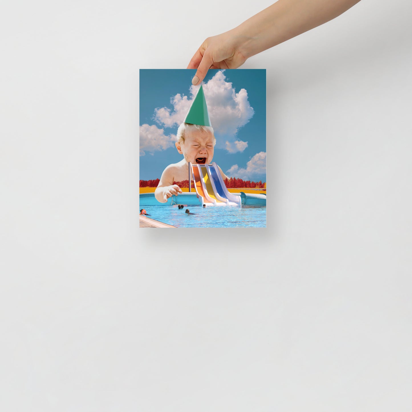 Collage Art Print of “Cry If I Want To”