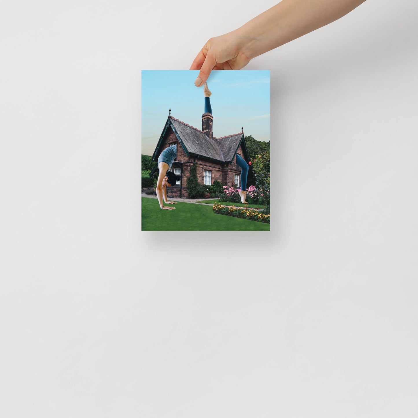Collage Art Print of “Namaste Home”