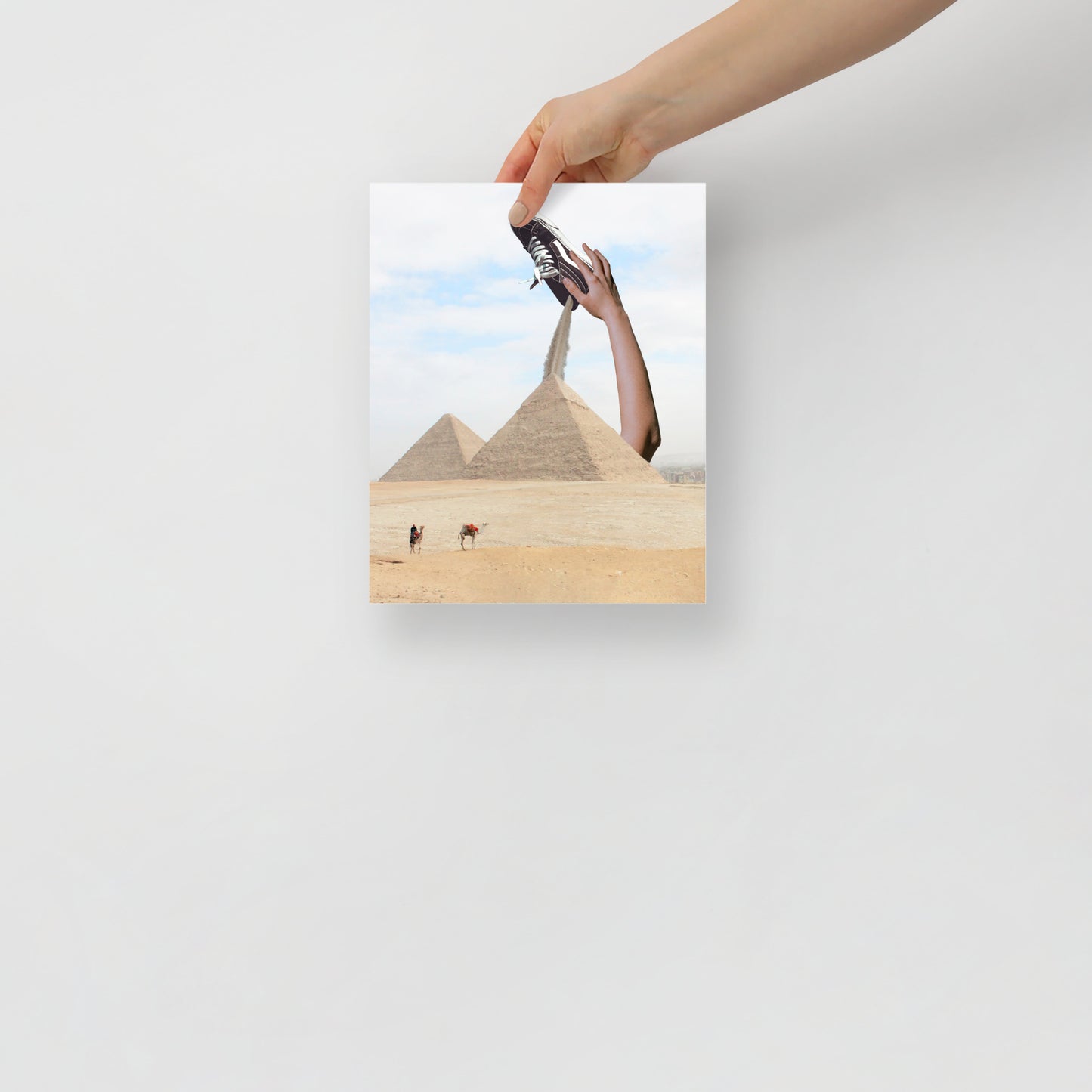 Collage Art Print of “Running Up That Hill”